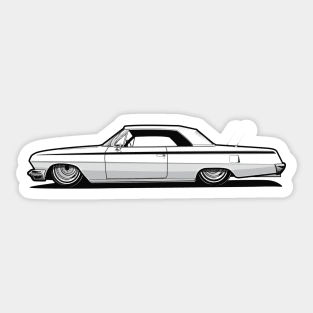 1962 Impala BW Sticker